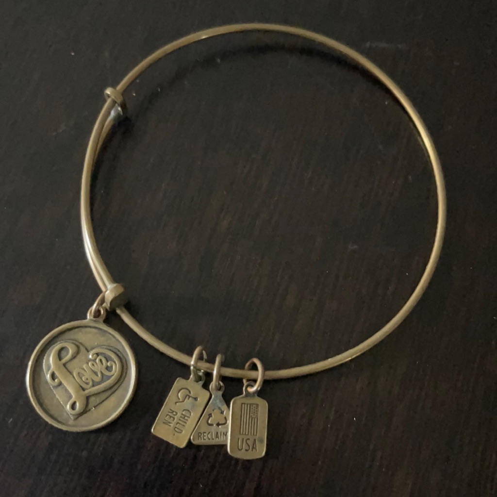 Gold Wind & Fire “Love” Bracelet